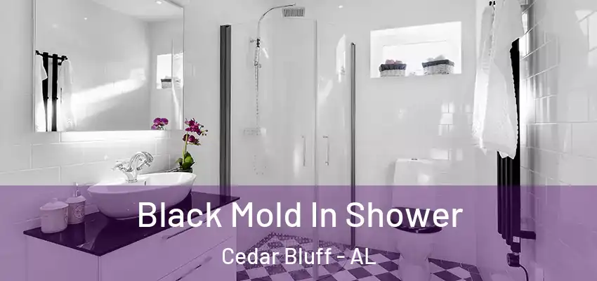  Black Mold In Shower Cedar Bluff - AL