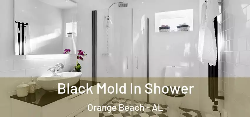 Black Mold In Shower Orange Beach - AL